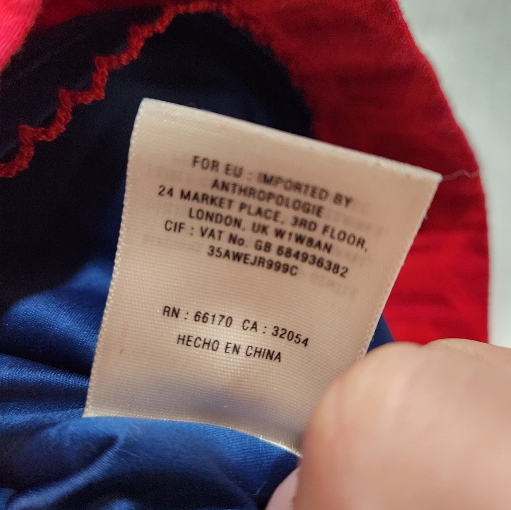 Maeve Anthropologie Audra Cherry Red Pencil Skirt - Picture 6 of 8